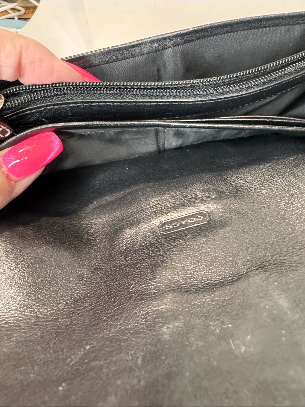 Coach Black Leather Soho? Wallet - Picture 12 of 12